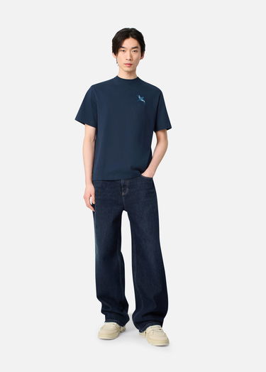 T-shirt AXEL ARIGATO Micro Bee Bird T-Shirt Mørkeblå | A3464002, 4