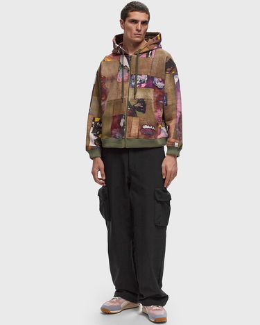 Sweatshirt KidSuper Faces Collage Zip Hoodie Flerfarvet | AW24-HD-01, 1