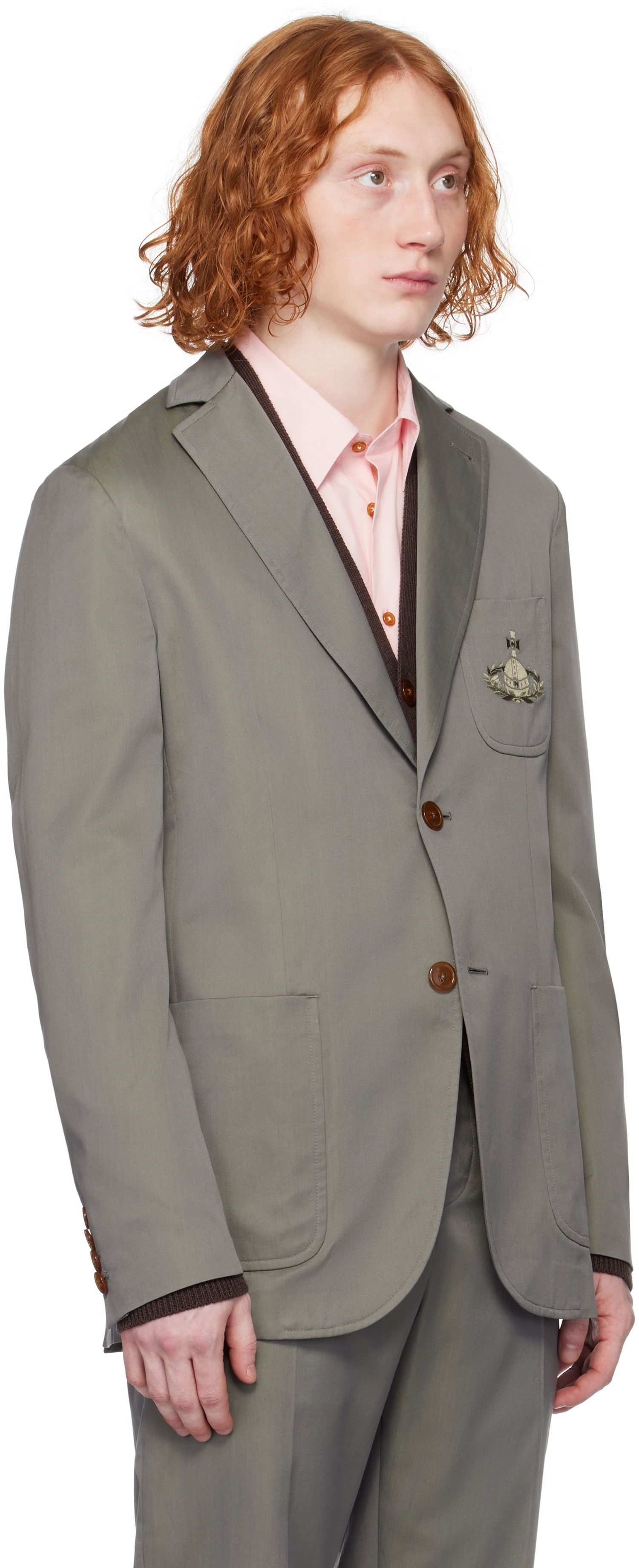 Vest Vivienne Westwood Vivienne Westwood Froh Blazer Grøn | 23010024-W011Z-, 1
