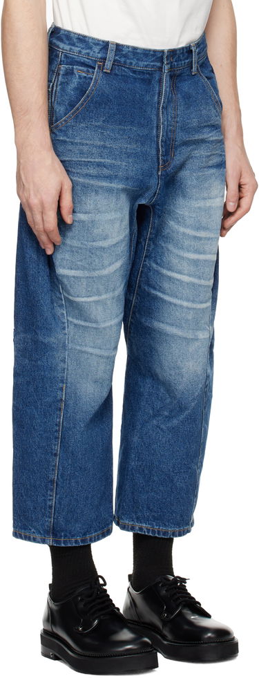 Jeans ADER ERROR Faded Wide Leg Jeans Blå | BN01FWJE0101BL, 1