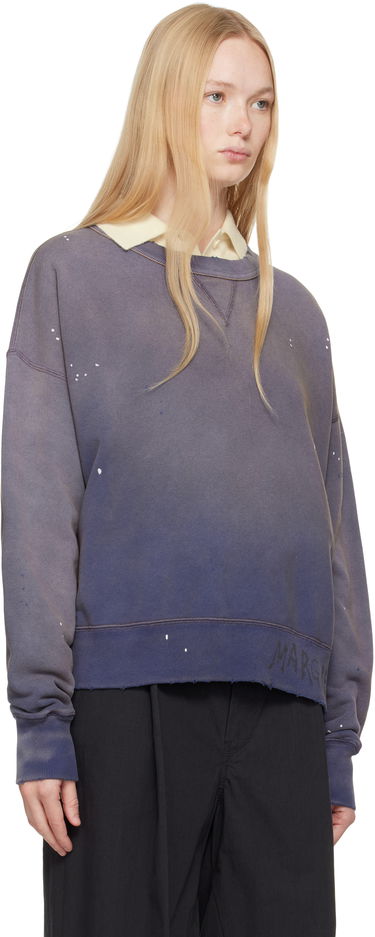 Sweater Maison Margiela Maison Margiela Graffiti Logo Sweatshirt Sort | S50GU0237 M25019, 4