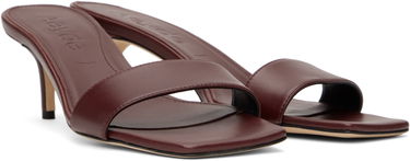 Tilbehør Aeyde Aeyde Ilvy Leather Mules Bourgogne | A11-HS-GAIS55TB155-SS25-955-007, 3