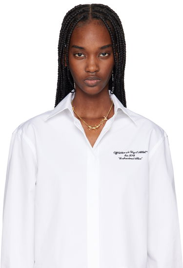 Halskæde Off-White Off-White Barbed Wire Chain Necklace Metalisk | OWOB13RS25MET0017600, 1