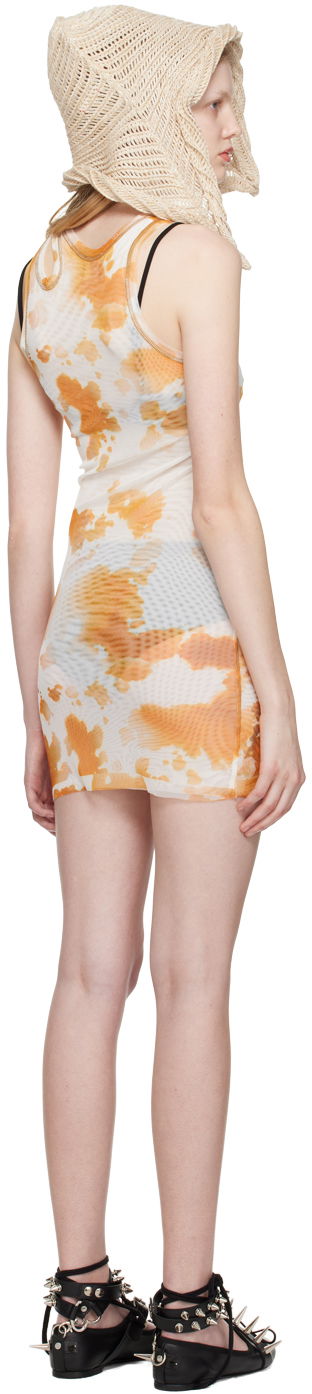 Kjole Ottolinger Ottolinger Cutout Tie-Dye Mini Dress Orange | 100815, 2
