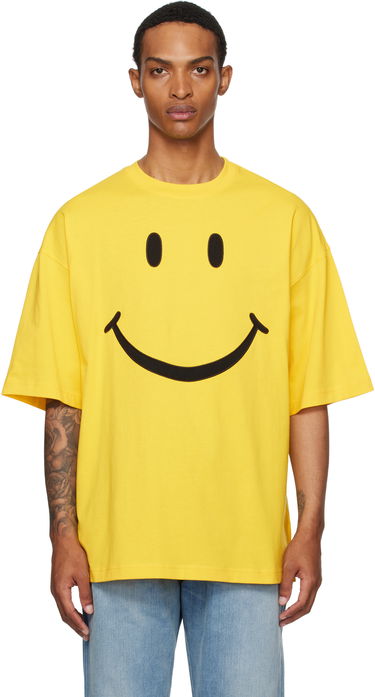 T-shirt Moschino Moschino Smiley® Organic Cotton T-Shirt Gul | 252ZZ072352411027, 0