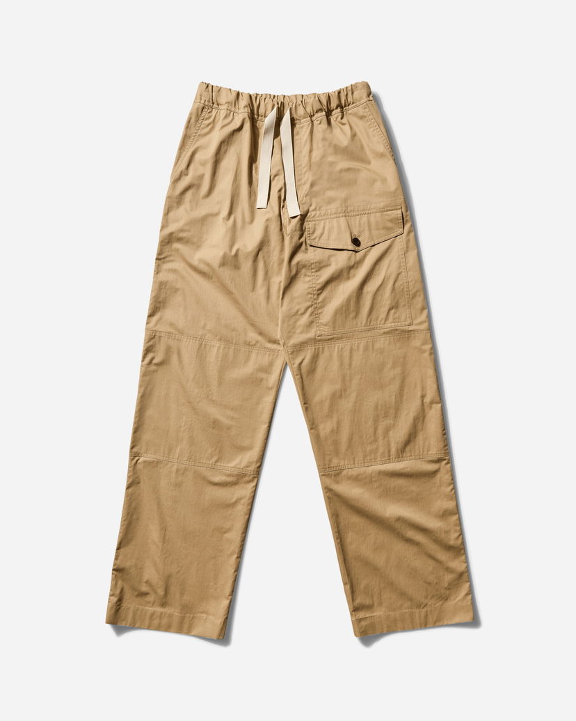 Cargo bukser Dries Van Noten Drawstring Viscose Pants Beige | 251-020911-1147 103