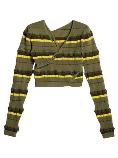 Sweater Jacquemus Le Tordu Asymmetric Cropped Flerfarvet | 231KN128-2282-590