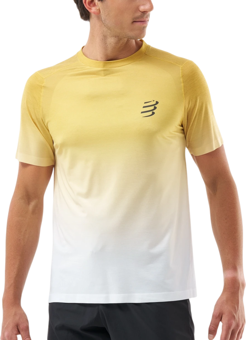 T-shirt Compressport Compressport Performance Short Sleeve T-Shirt Gul | atsm4927051