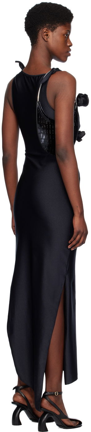 Kjole Coperni Coperni Asymmetric Flower Maxi Dress Blå | COPR44545C, 2