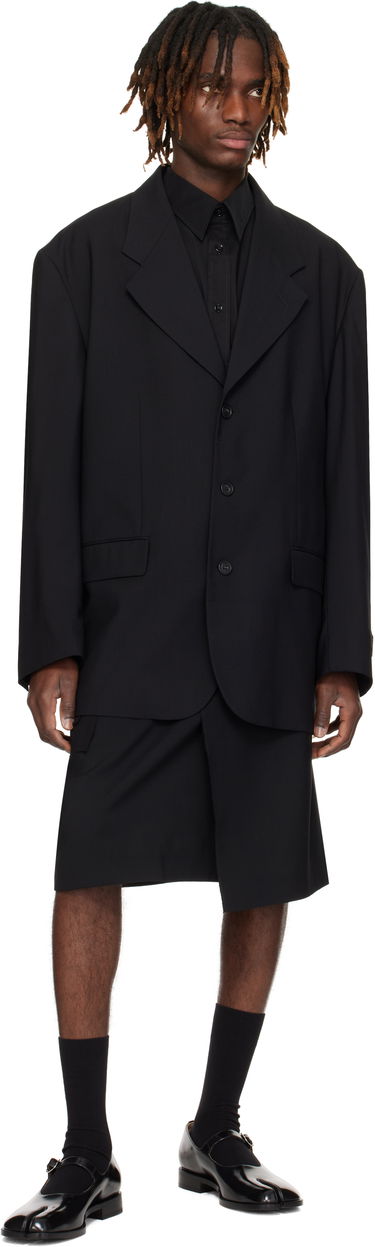 Frakker Maison Margiela MM6 Maison Margiela Virgin Wool Blazer Sort | SH0BN0011 M35080, 3
