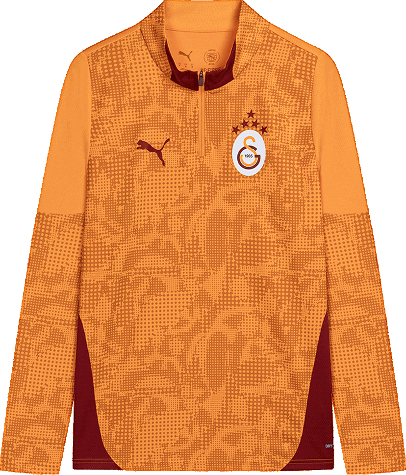 T-shirt Puma Galatasaray SK Training 1/4 Zip Top Orange | 782887-06