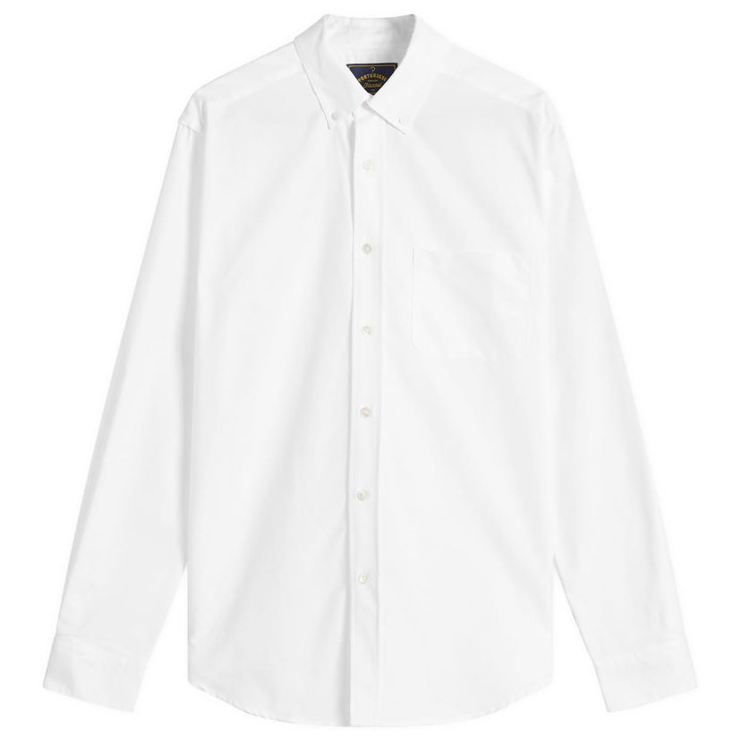 Skjorte Portuguese Flannel Portuguese Flannel Belavista Button Down Oxford Shirt, Large Hvid | SS25-014-WHT