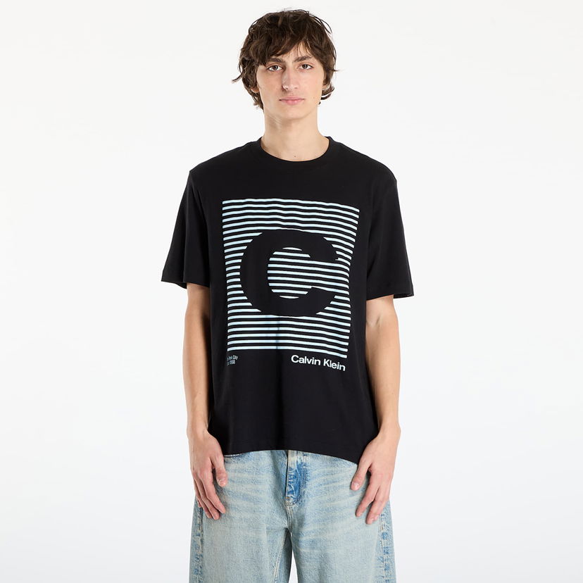 T-shirt CALVIN KLEIN Speaker Graphic Tee Jeans Ss 20S Sort | LV04RD811G UB1