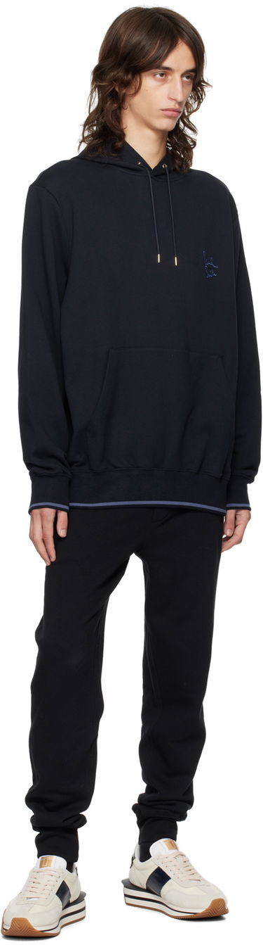 Sweatshirt Paul Smith Paul Smith Embroidered Logo Hoodie Sort | M1R-071Y-NP4718-49, 3