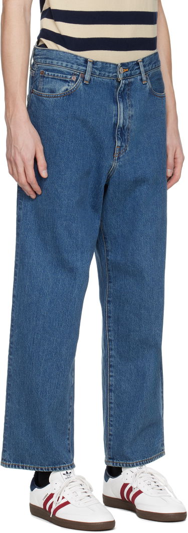 Jeans WACKO MARIA WACKO MARIA Washed Jeans Blå | 25SS-WMP-PT17, 1