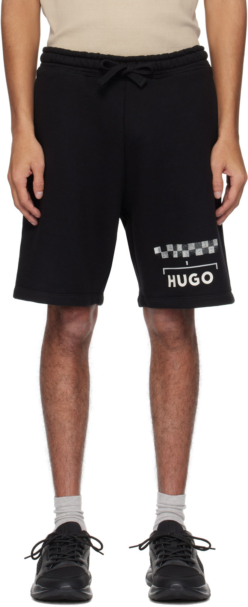Shorts BOSS Hugo Racing Print Shorts Sort | 50531759