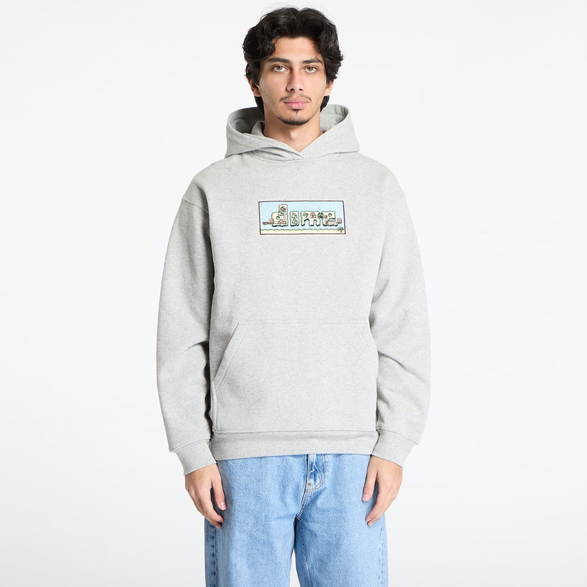 Sweatshirt Dime DIME World Hoodie Grå | DIMEHO2445GRY