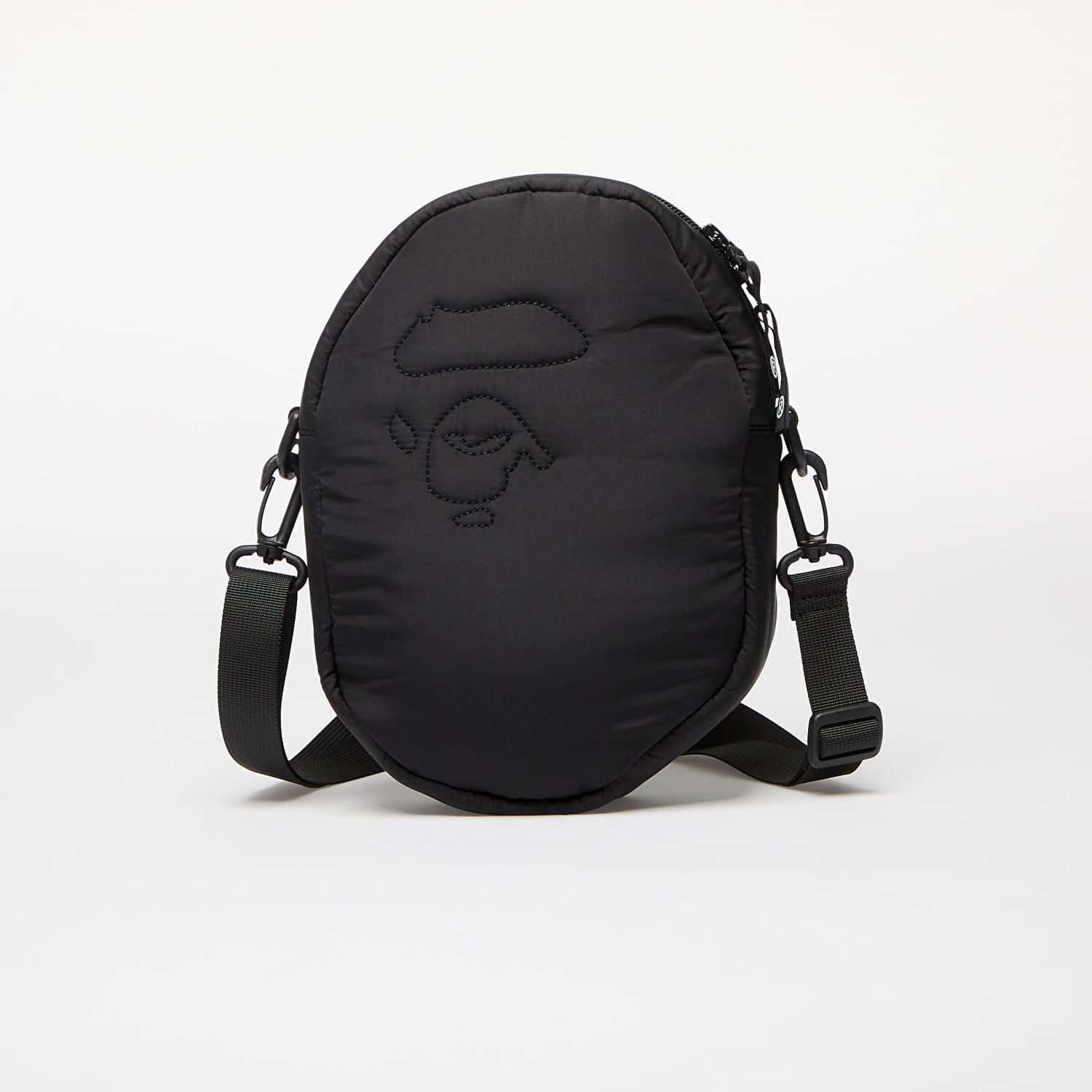 Skuldertaske BAPE A BATHING APE Quilting Ape Head Shoulder Bag Sort | 001SGK301003M BLK, 0