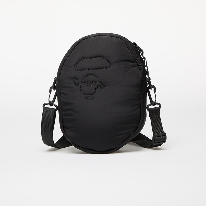 Skuldertaske BAPE A BATHING APE Quilting Ape Head Shoulder Bag Sort | 001SGK301003M BLK