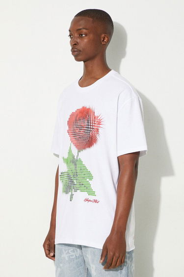 T-shirt Ksubi Pixel Kash Tee Hvid | MSP23TE015, 3