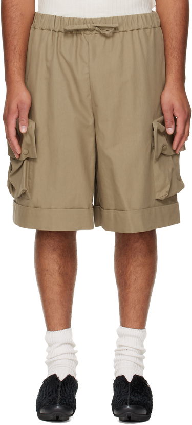 Shorts Simone Rocha Simone Rocha Multi Pocket Drawstring Cargo Shorts Beige | 4172 1267, 0