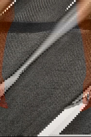 Nederdel Samsoe Samsoe Samsøe Samsøe Sacheryl Maxi Pencil Skirt Grå | F25100047, 3