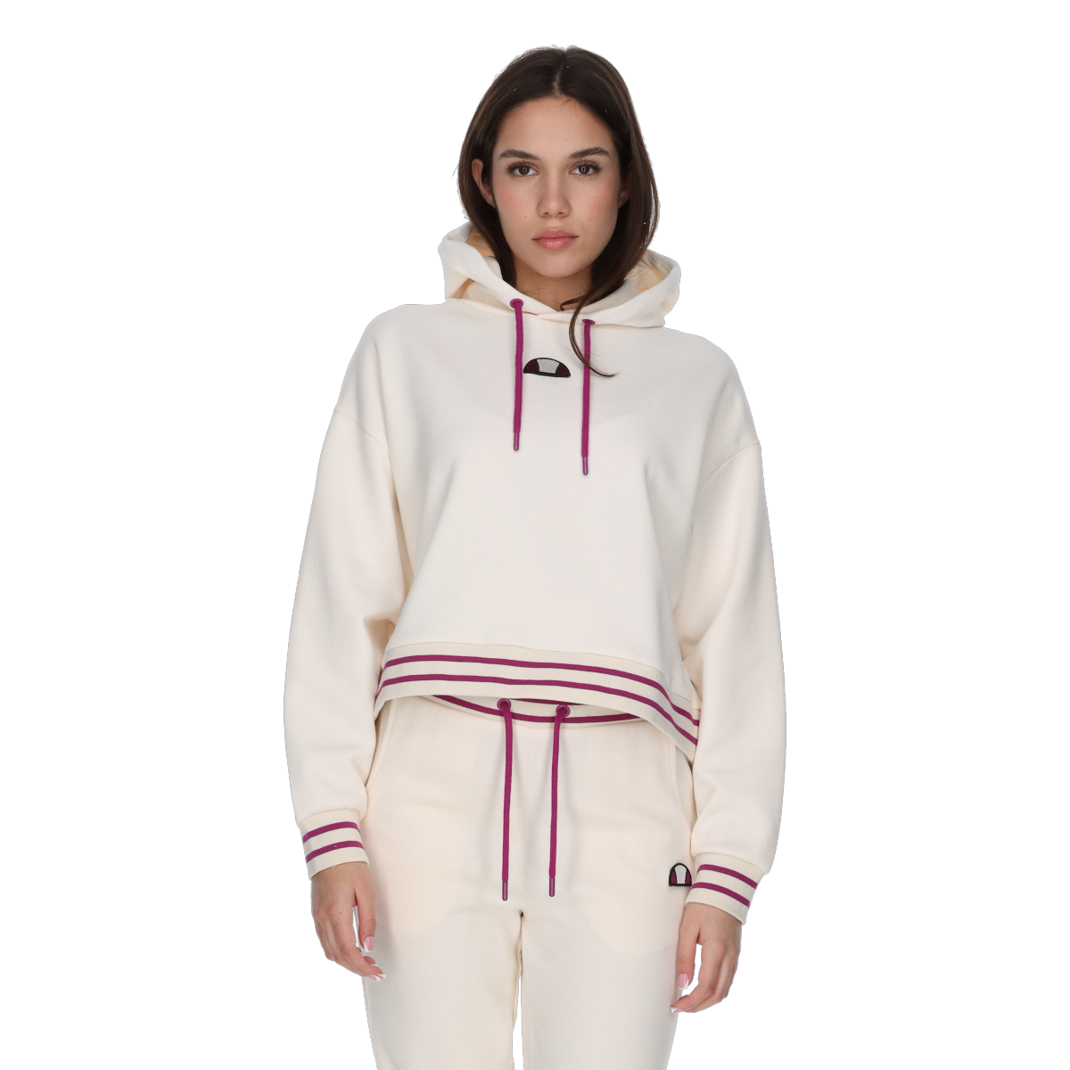 Træningsdragt Ellesse Cropped Hoodie and Joggers Set Beige | ELA241F608-92, 0