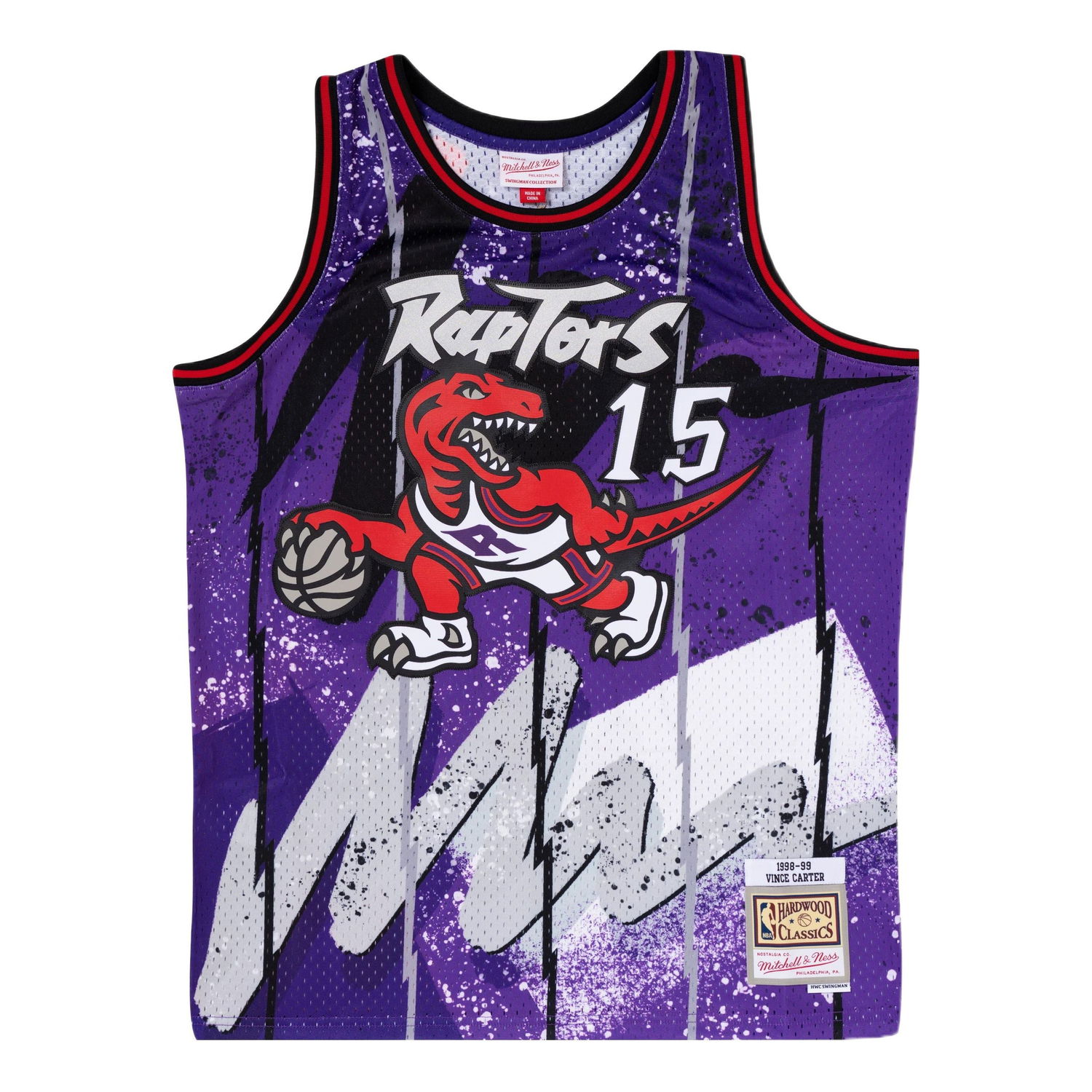 Jersey Mitchell & Ness Vince Carter Raptors 1998-99 Swingman Jersey Lilla | TFSM1253-TRA98VCAPURP, 0