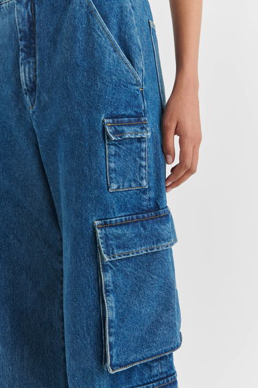 Cargo bukser AXEL ARIGATO Roam Cargo Jeans Blå | A2105001, 5
