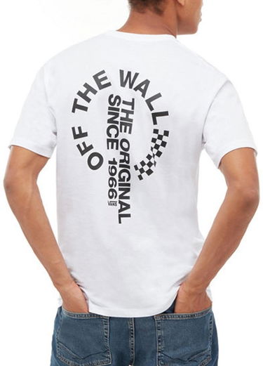 T-shirt Vans T-Shirt OTW Distort Hvid | vn0a3vzuwht1, 1