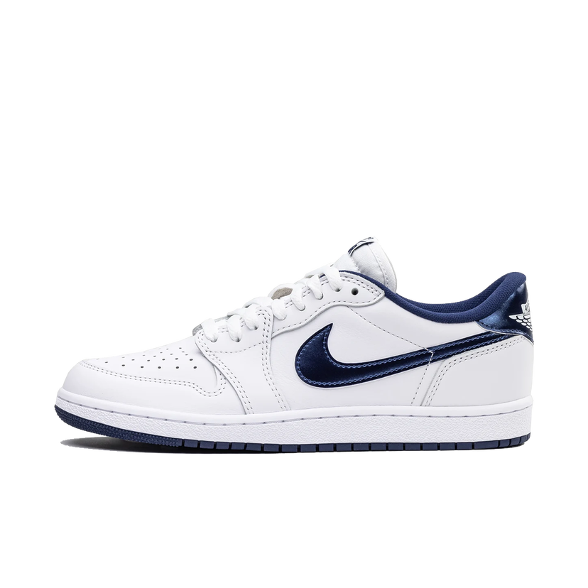 Sneakers og sko Jordan Air Jordan 1 Low '85 "Metallic Navy" Hvid | FB9933-141