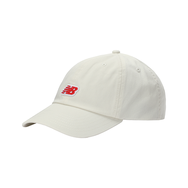 Kasket New Balance 6 Panel NB Patch Logo Hat Hvid | LAH51013SST, 3
