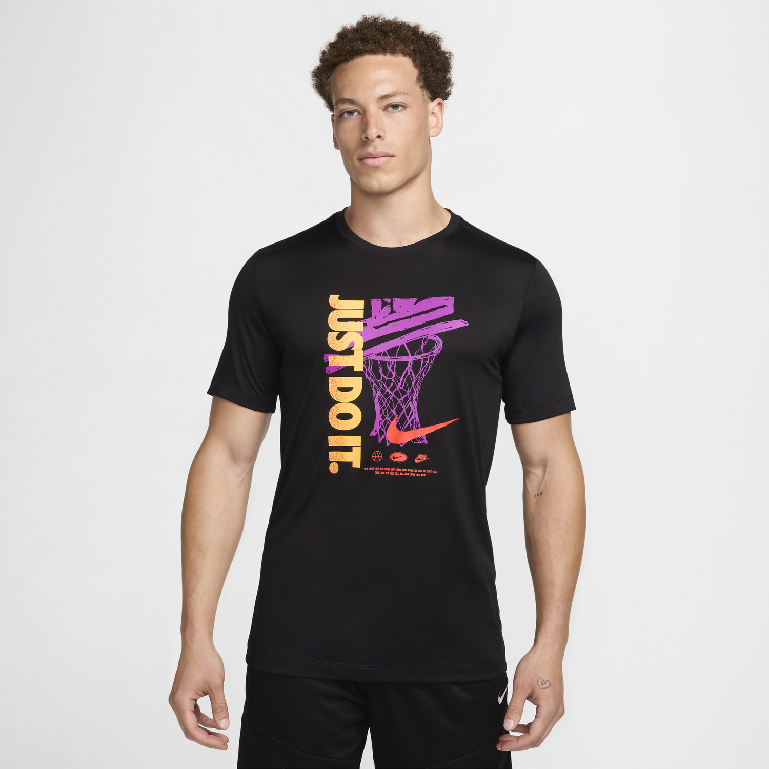 T-shirt Nike Dri-FIT Sort | FZ8085-010, 0