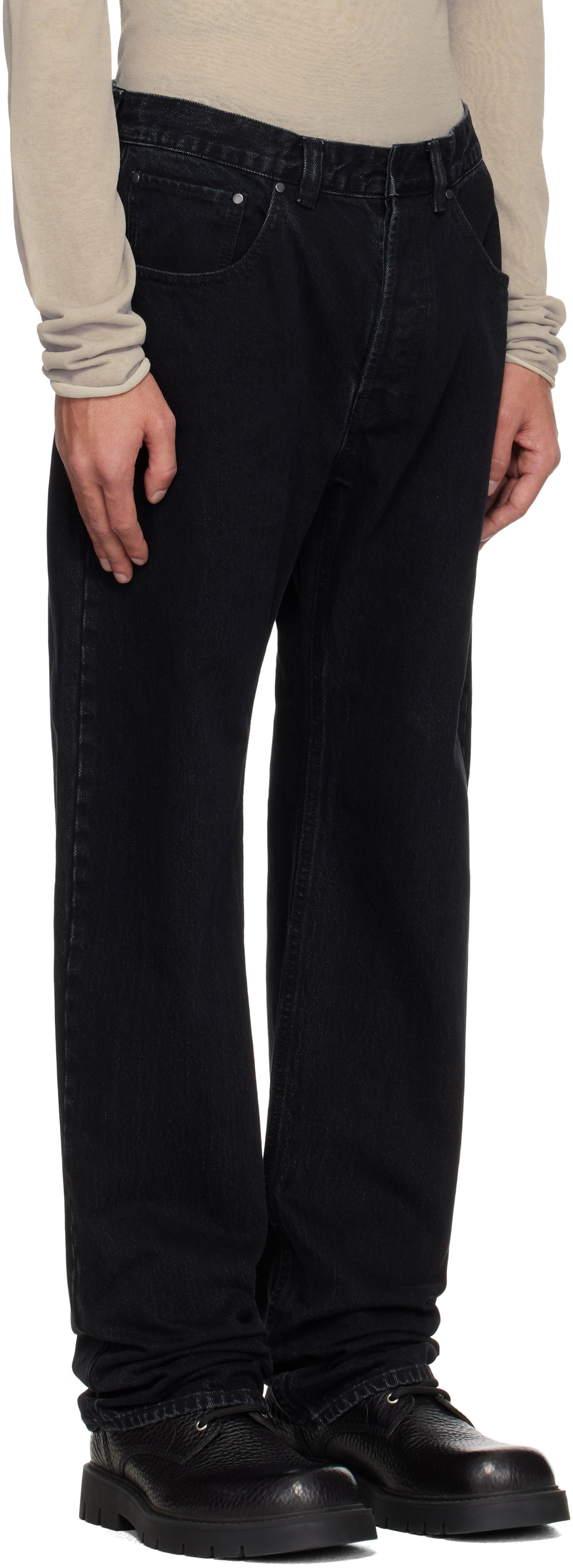 Jeans Entire Studios Entire Studios Slem Jeans Sort | ESM-S25-11004-MA, 1