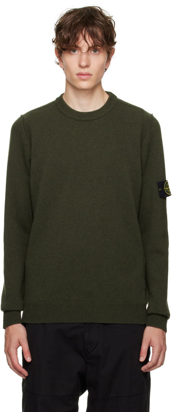 Sweater Stone Island Crewneck Grøn | 7915508A3, 0