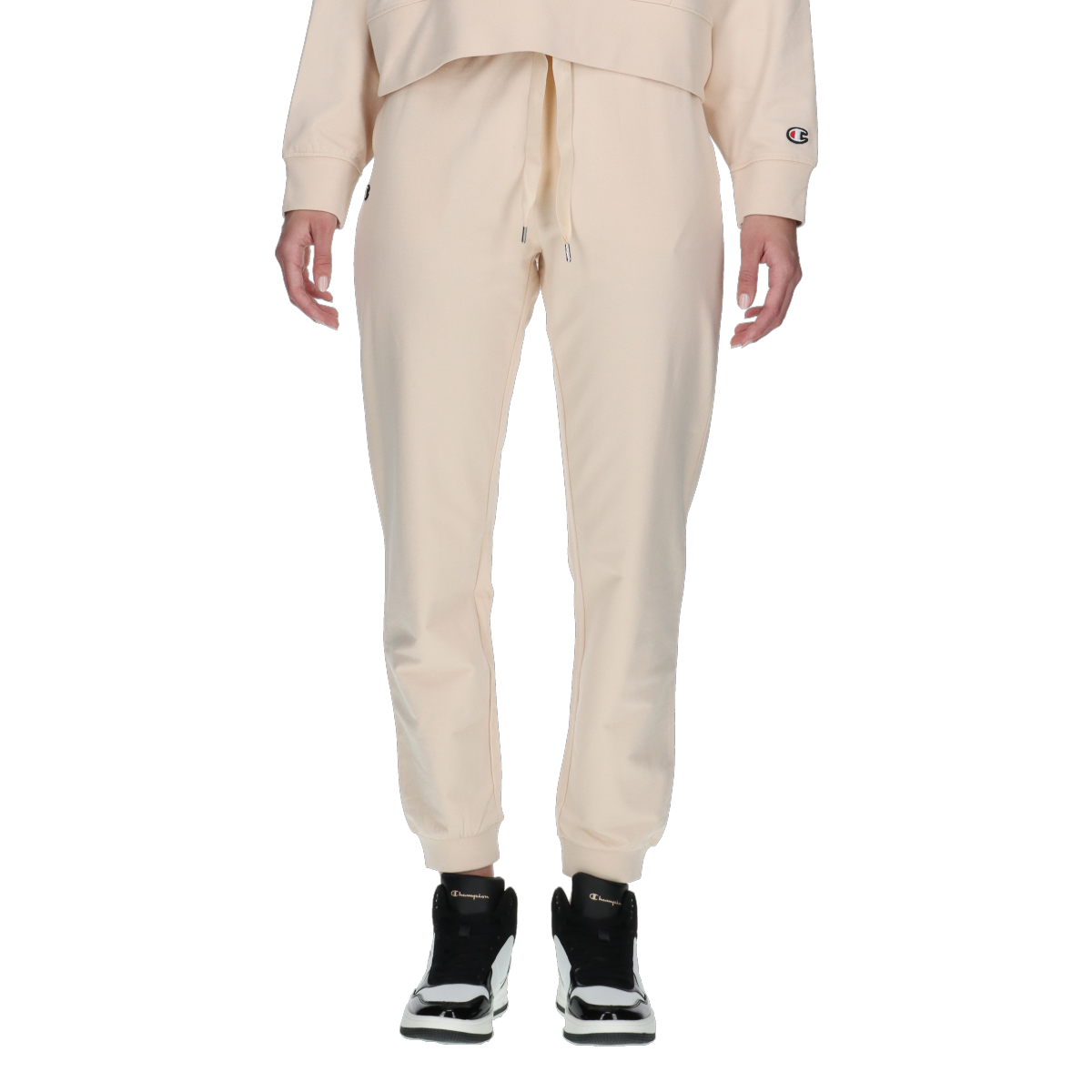 Joggingbukser Champion Simple Drawstring Cuffed Joggers Beige | 117611-MS018, 0