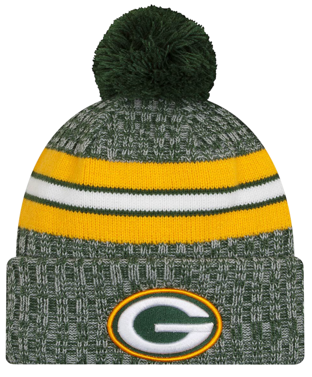 Beanie New Era Green Bay Packers Knit Beanie with Cuff Grøn | 60407596-60407596, 0