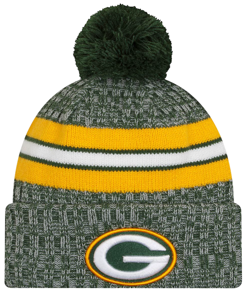 Beanie New Era Green Bay Packers Knit Beanie with Cuff Grøn | 60407596-60407596