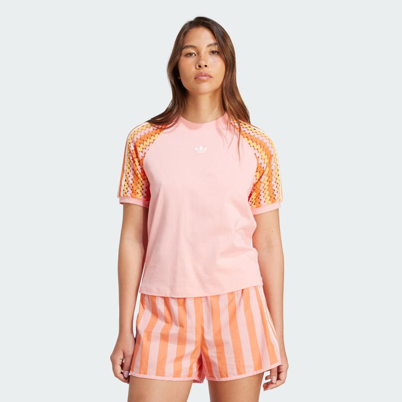 T-shirt adidas Originals adidas Originals Summer Glow Cali T-Shirt Lyserød | KC0769