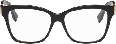 Solbriller FENDI FF Diamonds Rectangular Frame Glasses Sort | FE50117I@55001 192337204067, 0