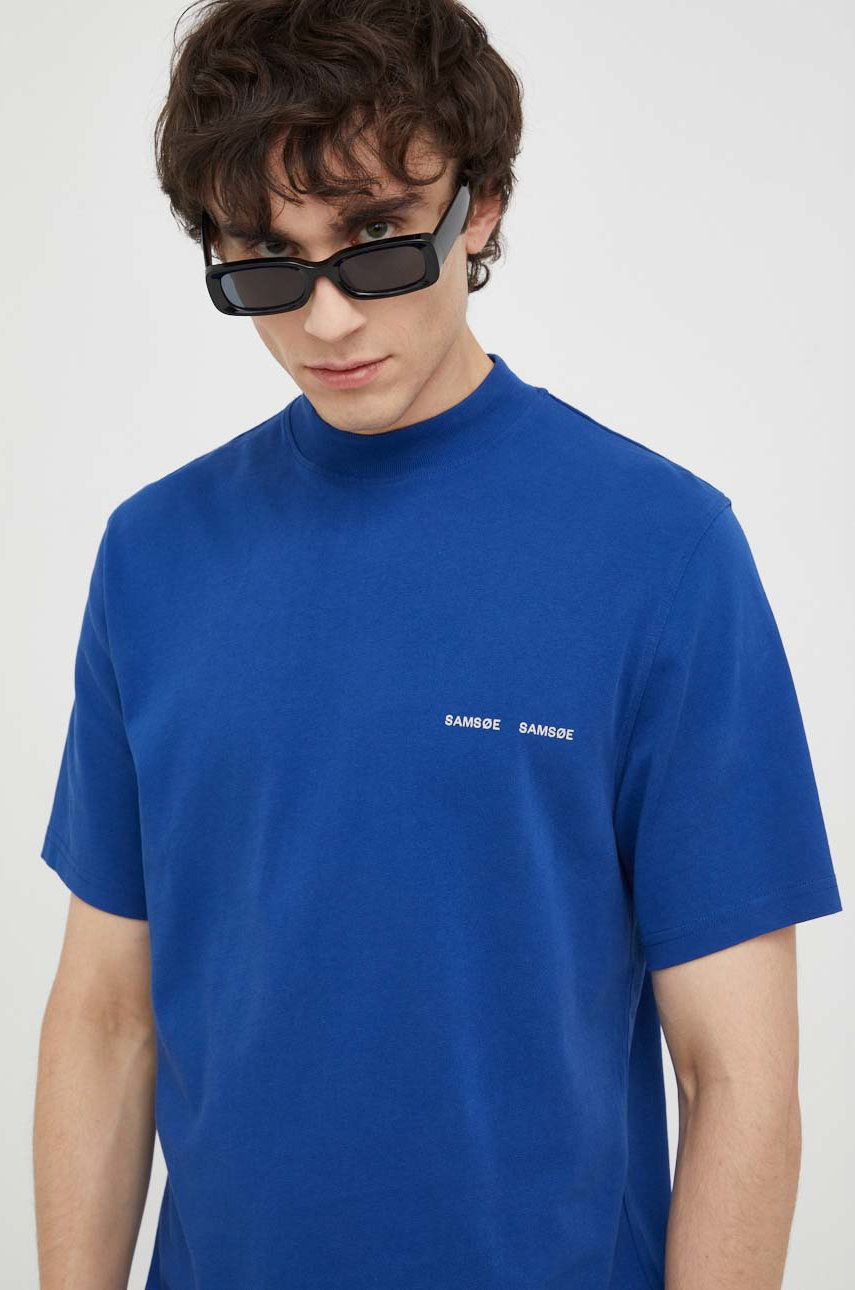 T-shirt Samsoe Samsoe Norsbro T-shirt Mørkeblå | M20300010, 0