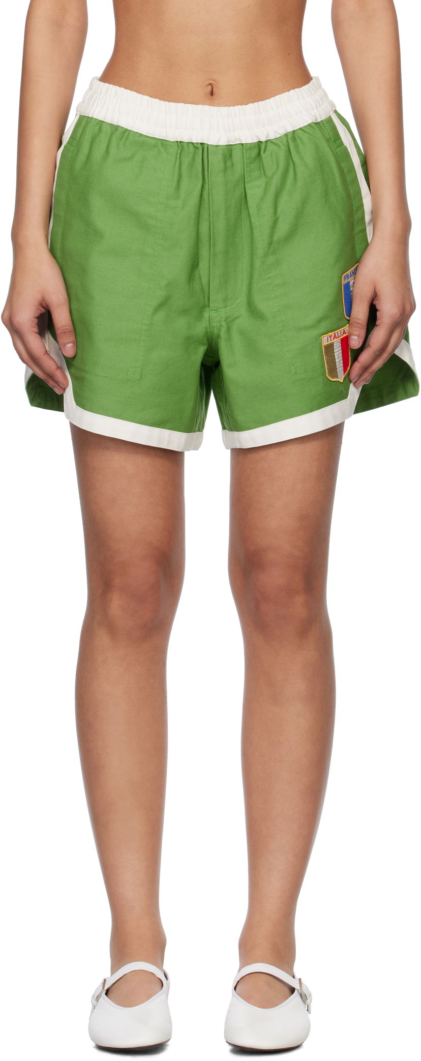 Shorts Bode Bode Euro Gym Shorts Grøn | MRS25BT066