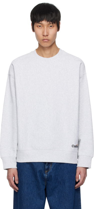 Sweater Carhartt WIP Label Script Sweatshirt Grå | I034429, 0