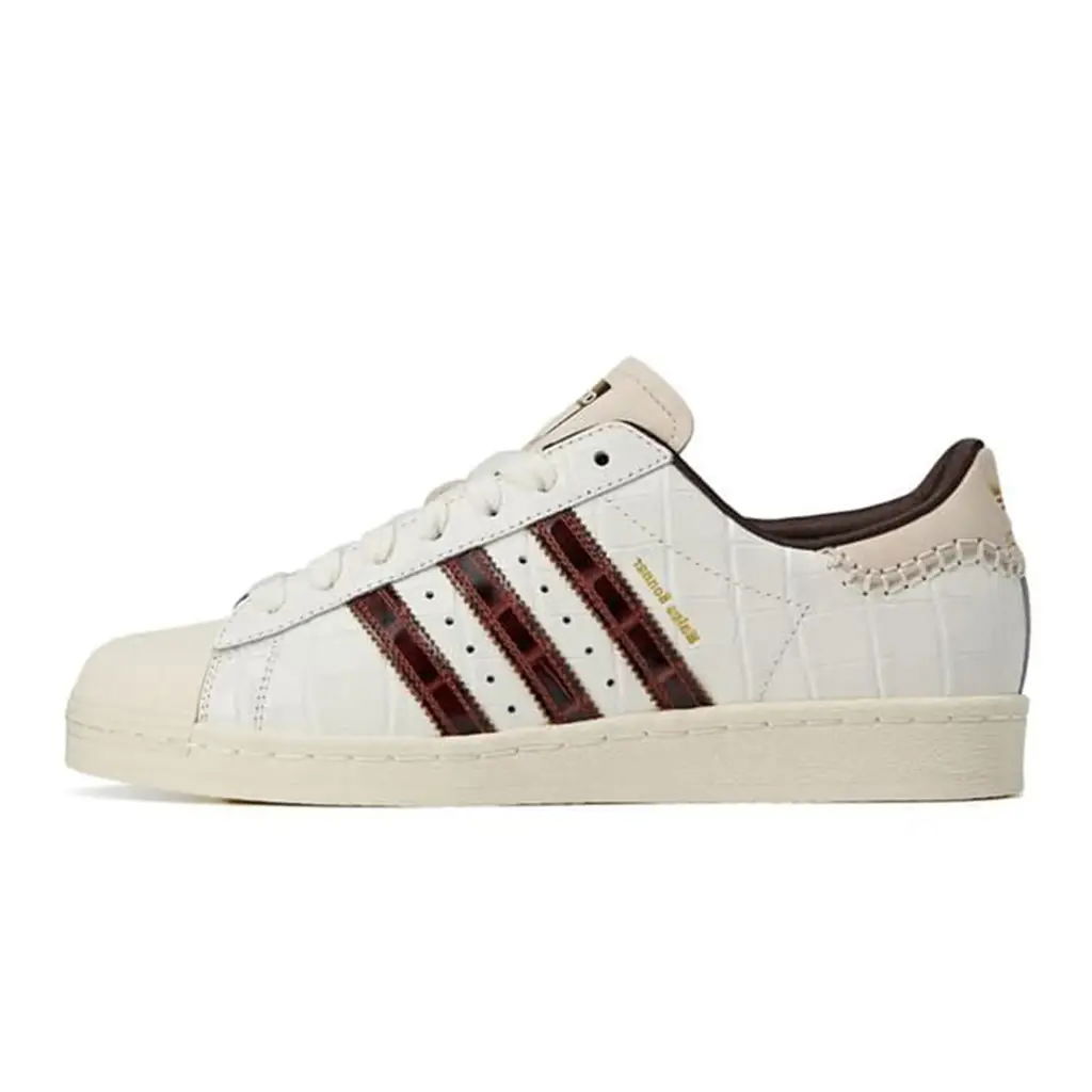 Sneakers og sko adidas Originals Wales Bonner x Superstar "White Fox Brown" Hvid | KH8797, 0