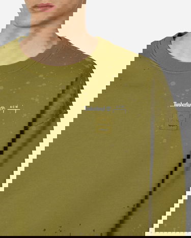 Sweatshirt Timberland A-COLD-WALL* Future73 Crewneck Sweatshirt Avocado Grøn | TB0A6PGWDY41 TBDY4, 5