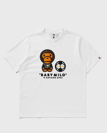T-shirt adidas Originals BAPE Milo Graphic T-Shirt Hvid | JZ7392, 0