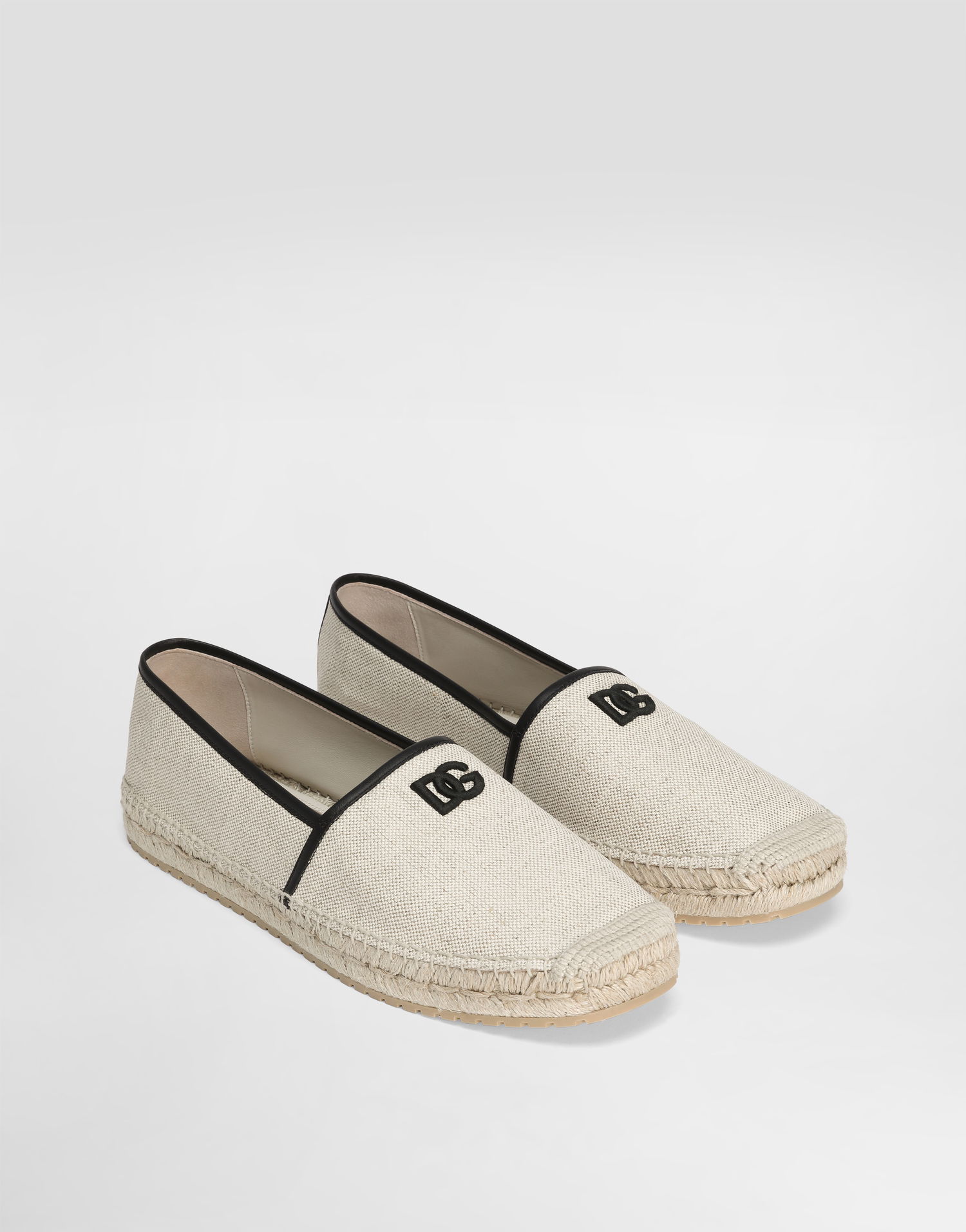 Tilbehør Dolce & Gabbana Dolce & Gabbana Salt&pepper And Nappa Espadrilles Beige | A50730A9Q938S469, 1