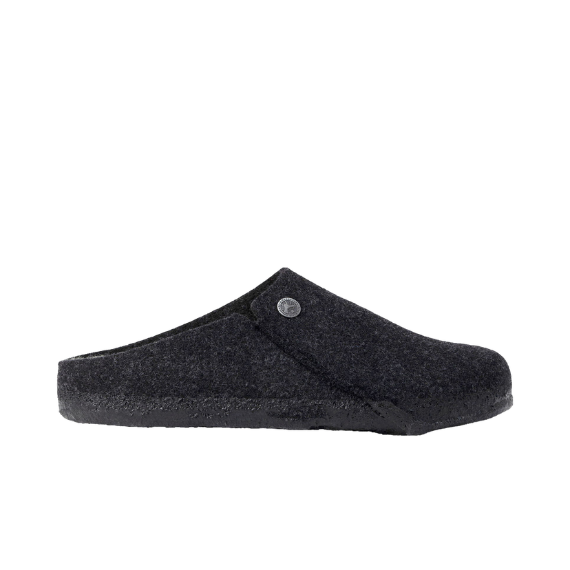 Sneakers og sko Birkenstock Zermatt Shearling Clog Wool Felt Anthracite Sort | 1015090/1015084