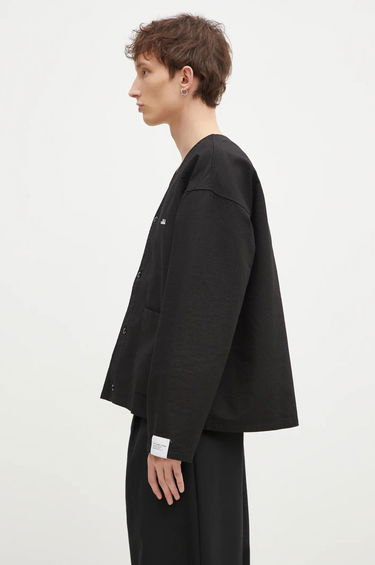 Sweater Neighborhood NEIGHBORHOOD Regular Fit V-Neck Cardigan Sort | 242SPNH.SHM05, 1