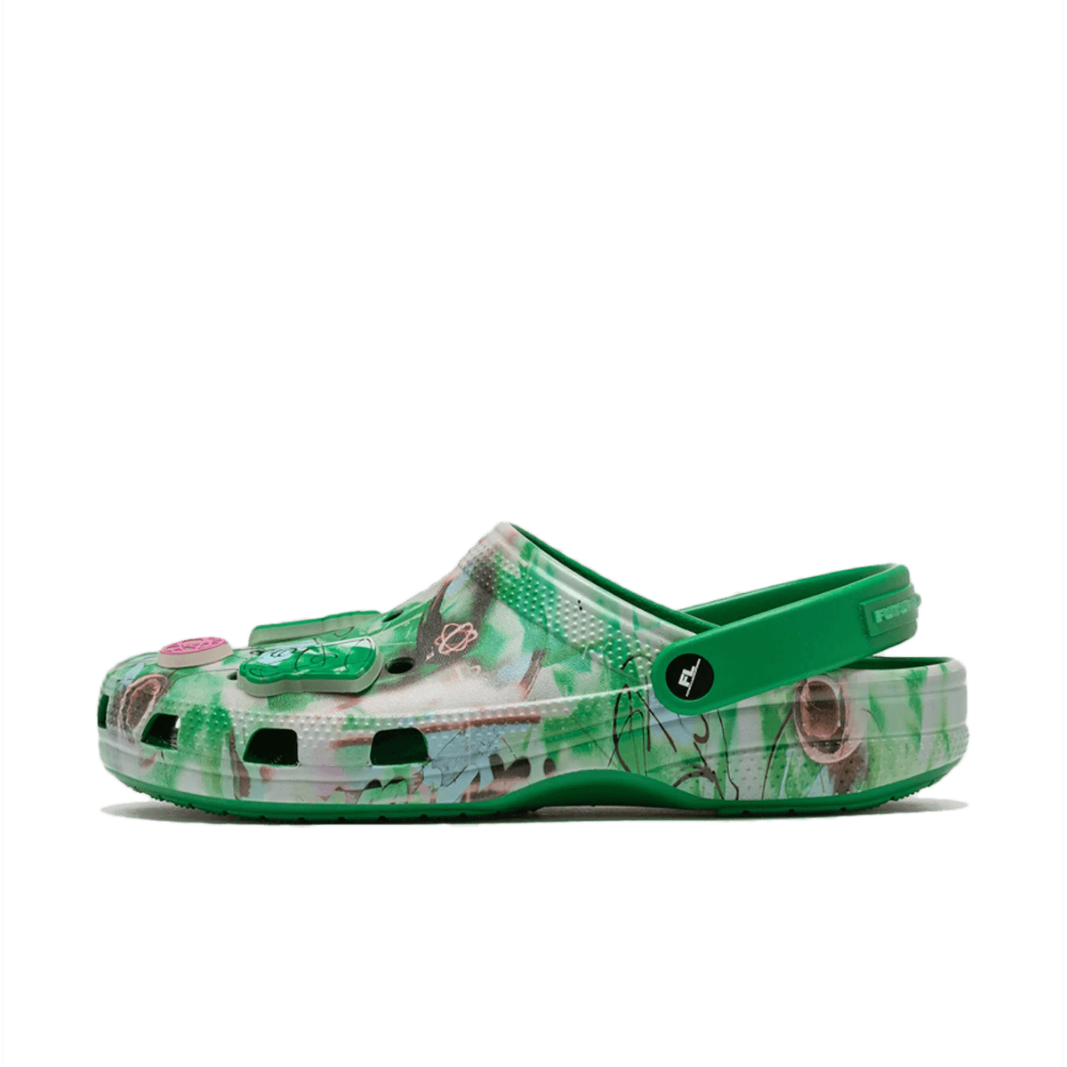 Sneakers og sko Crocs Futura Laboratories x Classic Clog "Green Ivy" Grøn | 209622-3WH, 0